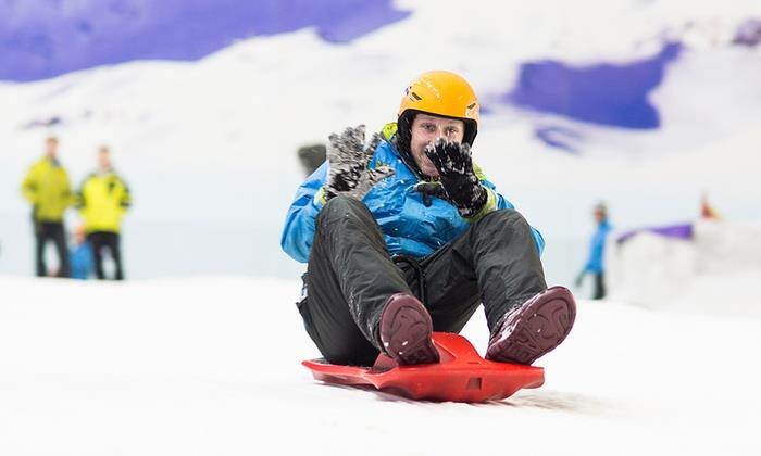 Snow Park - Chill Factore Snow Park includes all of the fun snow activities with just one pass! Downhill Donuts - ride the bumps of the tubing lanes in huge rubber rings.