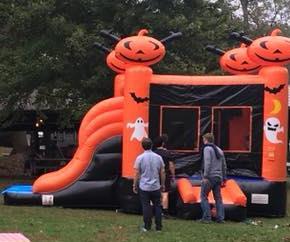 Explore and escape our 22x22 inflatable maze, and stay away from the goblin!