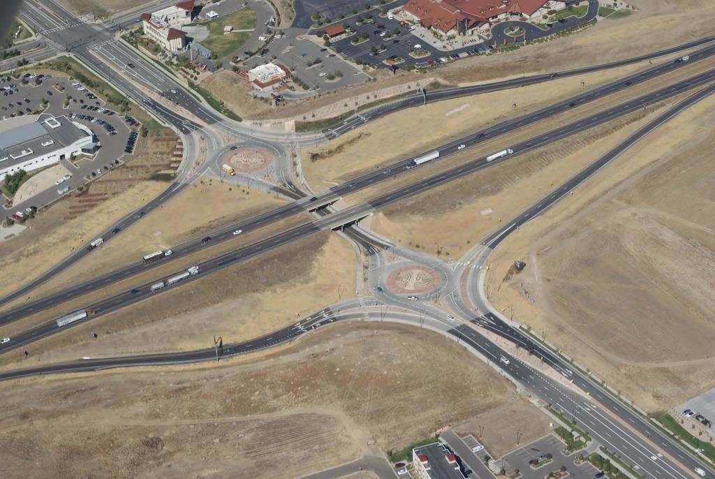Traffic Planning with Roundabouts 7 Lane Cross Section Flared