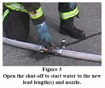 7 The 1½ x 2½ increaser shall be carried in the standpipe kit connected to the extra 2½ nozzle for easy access (Figure 8). 4.