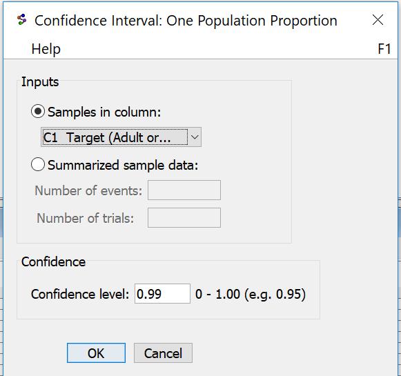 Statcato: To calculate 1 population proportion (% confidence interval for categorical data with Statcato, go to the Statistics menu and click on Confidence Intervals.