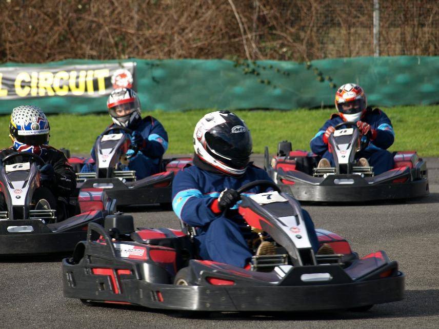 In Pictures Close racing action in the Spring Sunshine