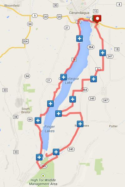 OVERVIEW MAP 50K Start at Boat Launch