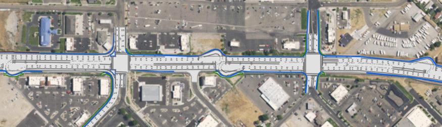 4.2.3 ThrU Turn Intersections Alternative US-6 Spanish Fork Fact Finding Study December 2017 The ThrU Turn Intersections Alternative assumed that ThrU Turns would be installed at the intersections of