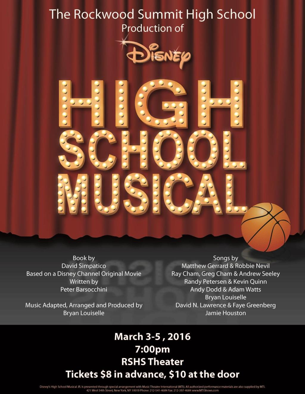 *MARCH 3-5 *Tickets are on sale at all lunches this week!