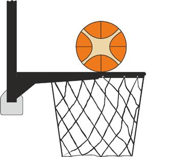 the backboard or the ring to vibrate and therefore, in the judgment of the official, the ball is prevented from entering the basket.