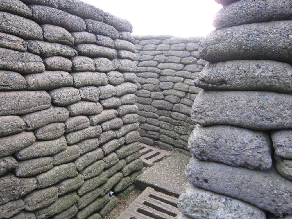These are the trenches that the