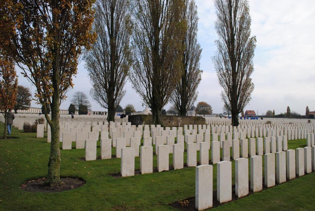 Tyne Cot Cemetery, Belgium If you look carefully you can