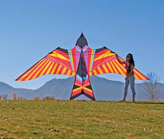 George Peters Kites Known worldwide for his kites, Boulder artist George Peters originally made them out of sailmakers scraps, hence their beautiful stained glass look.