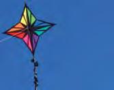 fliers. All are made of lightweight ripstop nylon. As flat kites, they need steady winds of 8 to 20 mph.
