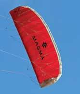 Incorporating the latest paraglider technology, it s very efficient and surprisingly stable in low winds. Fast and responsive, it can pull a lot for its size. Made of ripstop nylon. 5-11 x 2-3.