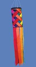 #15404 Fancy Rainbow Swirl Windsock $32 Fancy Rainbow Swirl Colorful backyard fishing Reel in this all-applique beauty and make a splash with your outdoor
