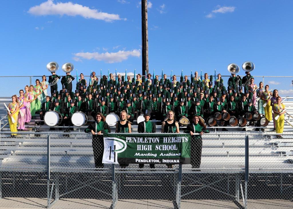 Philosophy: The Marching Band provides the opportunity for all members to enjoy themselves while developing their musical and guard skills, self discipline, self confidence, interpersonal skills and