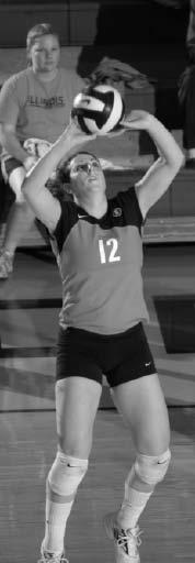 12 5-10 SOPHOMORE SETTER NAPERVILLE, ILLINOIS LIZZIE BAZZETTA NAPERVILLE NORTH Converted to right-side hitter in the absence of Rasa Virsilaite Became Illinois full-time setter Oct.