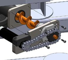 Remove four outside screws, pull Auger from unit and remove obstruction.