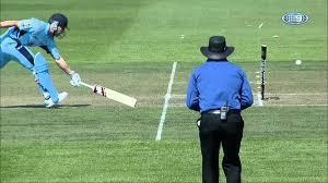Law 38 Run Out Either batsman is out run out if at any time while the
