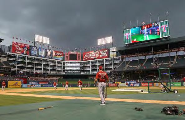 Globe Life Park Home of the Texas Rangers During the 2015 Major League Baseball Regular Season 2,736 Cloud to Ground Lightning Strikes w/in 8 miles of Globe Life These CGs