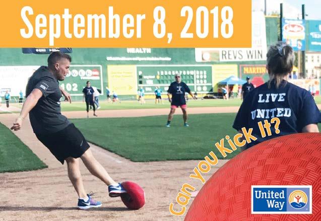 2018 UNITED WAY KICKBALL TOURNAMENT DETAILED RULES TABLE OF CONTENTS 1. General Items 2. The Playing Field 3. Equipment 4. Officials 5. Short-Handed Rule 6. General Game Rules 7.