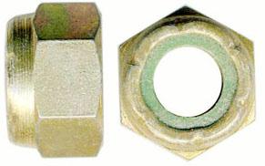 40 8-32 Nylon Insert Lock Nut, S.