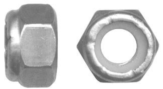45 10-32 Nylon Insert Lock Nut, S.