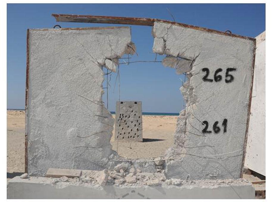 Point detonation - Breaching wall to provide infantry passage 200mm double reinforced concrete wall (2 rounds fired) One step ahead to the next level IMI Systems invests heavily in research and