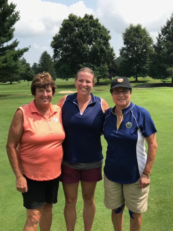 During the first two Tuesdays of August, the ladies competed for the WV Pin. Cindy Davis won the WV Pin with a two round net score of 153.
