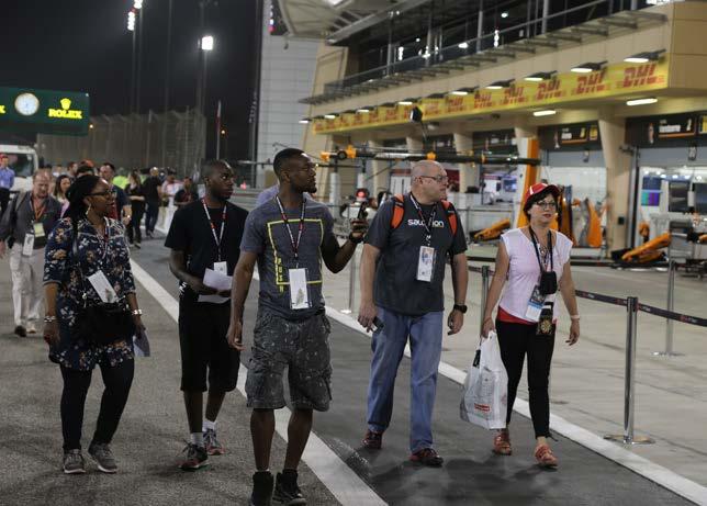 EXCLUSIVE PIT LANE WALK Included in Hero, Trophy & Starter Packages F1