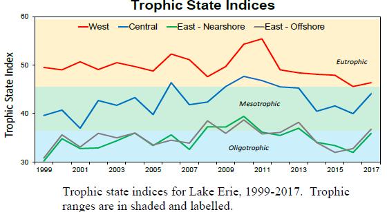 12 Great Lakes Basin Report compared to the west, and uniformly distributed from north to south across the basin. Yearling-and-older Rainbow Smelt densities were concentrated off Erieau, Ontario.