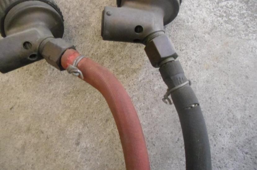 They are popular because they give the opportunity for re use/ re mounting of the hoses.