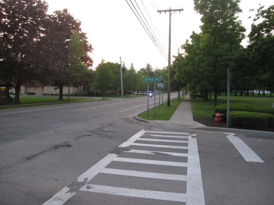 access Good sidewalks along Main Street on both sides Bicycle lanes and signage are in place (Bike Route 17) Need connection from the rest