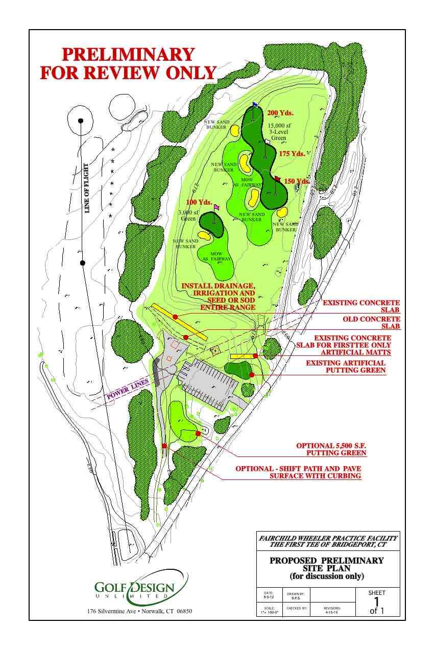 Driving Range Feasibility Studies Oak Hills Park Golf Course Norwalk,