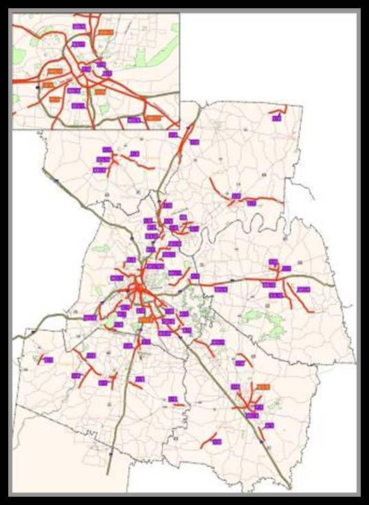 Regional Bicycle & Pedestrian Study Safety Analysis High Crash Corridors: Nolensville Road Dickerson Road