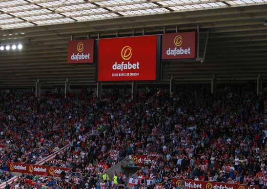 Page twenty six / twenty seven Matchday Advertising Matchday Advertising There is a wealth of advertising and marketing opportunities available at the Stadium of Light to make your company name or