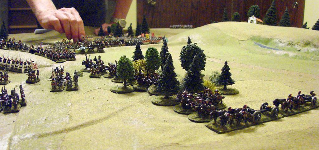 La Serna's cavalry, arriving