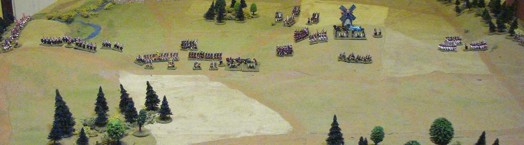 C: Conde de Caldeagues' 2nd Division D: Von Reding's 1st Division. 1: Neapolitan Chasseurs a Cheval.