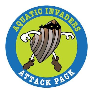 ATTACK PACK materials This Attack Pack Classroom Guide with background information and instructions Aquatic invasive species plastic cards Preserved sea lamprey Bighead and silver carp (in plastic