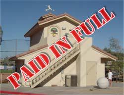 PAID IN FULL LIBERTY FIELD CLUBHOUSE IS FREE & CLEAR!