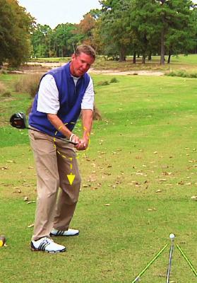 This will cause the ball to cut in an oblique direction towards the left.