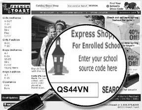 GARDNER PILOT ACADEMY Source Code: QS44VN Help earn money for your school...be sure to enter your source code when placing your order online or on the phone. www.frenchtoast.