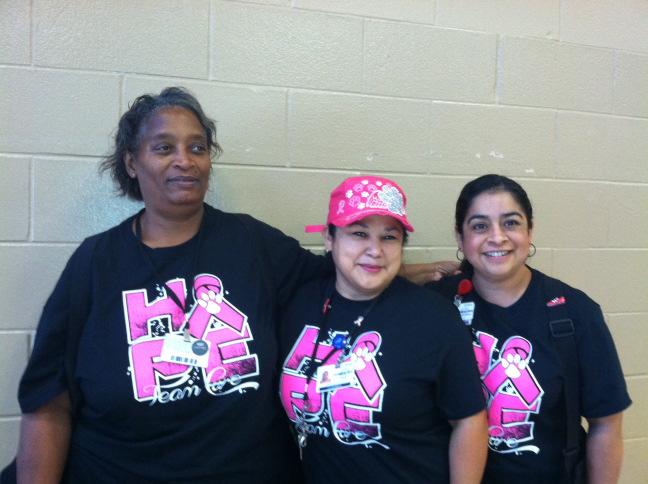 Winners in honor of Breast Cancer