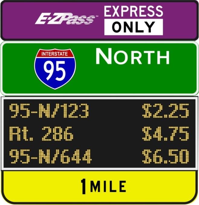 How Express Lanes work Carpools, buses and motorcycles travel toll-free Other drivers have new option to pay a toll for a faster trip Dynamic tolls adjust based on real-time traffic to keep drivers