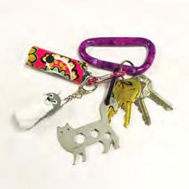 KeyGear offers a wide range of keychains, from functional multi-tools and sturdy carabiners including the fun, personality-filled Snappy Carabiners, to bright LED lights