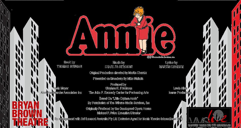 au/ Friday 18 March Annie, Bankstown Theatre Company Time: 5:00pm till late Cost: $10 fee + $35 show + $15 dinner Menu: