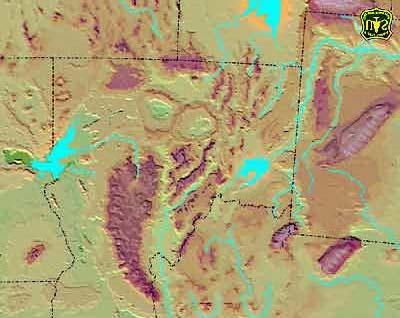 As the topographic bulge associated with the Yellowstone-Snake River Plain hot spot began to affect eastern Idaho with the Picabo and Heise volcanic fields from 10 to 4 Ma, the Snake River Plain area