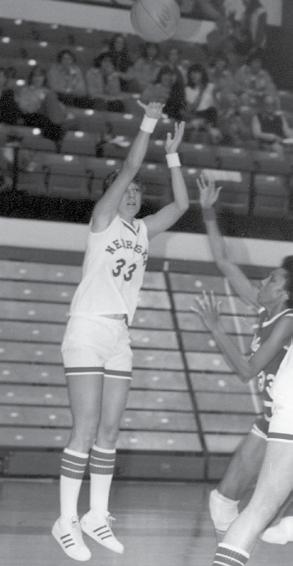 A graduate of Lincoln East High School, the 5-11 forward was the second player in Husker history to earn a spot on the Big Eight All-Tournament team during the 1976-77 season, when she helped the