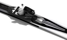 Like all Fluid skis the rail increases power and precision at all phases of the turn. The Fluid System also sends energy to the tail of the ski for increased power at the exit of the turn.