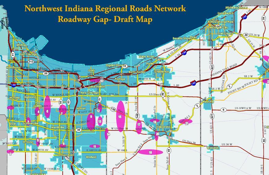 Add Capacity in Critical Corridors NIRPC Efforts New Expressway Projects: Illiana Expressway