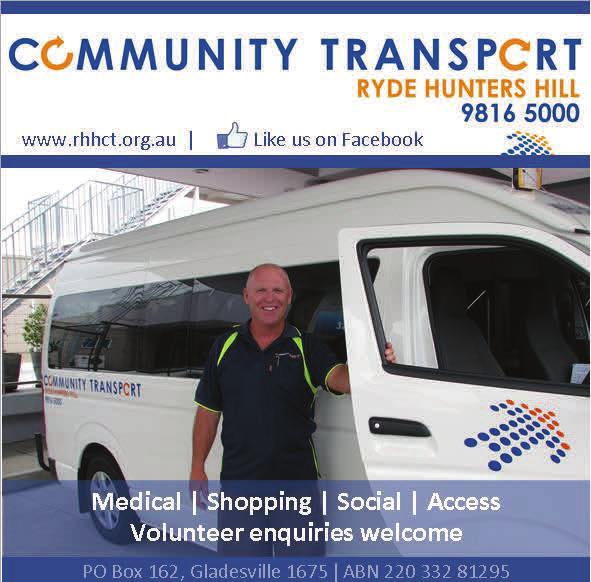 All Aboard Railway Themed Dining Experience Ryde Hunters Hill Community Transport invites eligible residents to participate in this door-to-door social outing.