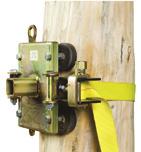 Fits towing balls up to 50 mm D. D C. C. PC-263 Tree/pole mount with anchor strap 50 mm x 3 m.