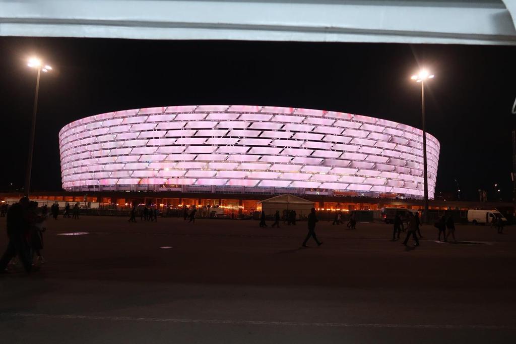 Baku Olympic Stadium, the venue of the